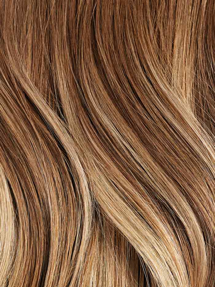 16” Chestnut Brown Balayage Scalp Hair Fill-Ins & Thinning Hair Fill-Ins Bundle (120g)