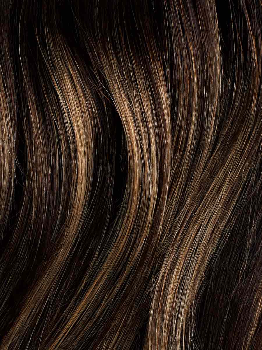 12” Dark Brown Balayage Scalp Hair Fill-Ins & Thinning Hair Fill-Ins Bundle (80g)
