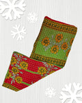 Kantha Kitchen Towel | Christmas