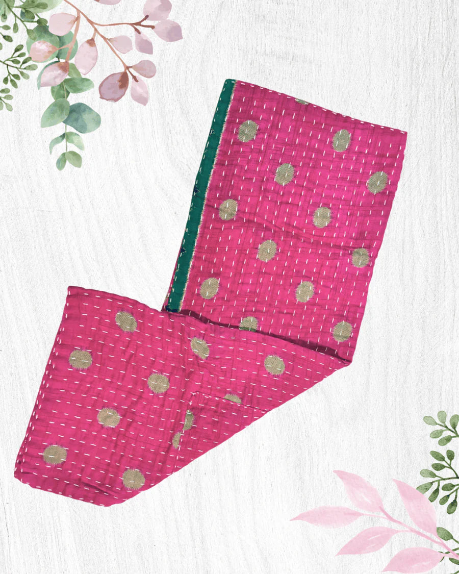 Kantha Kitchen Towel | Valentine's Day