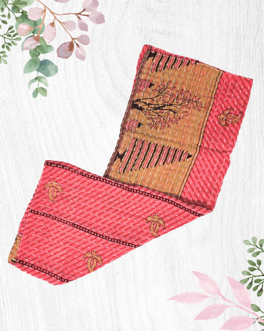 Kantha Kitchen Towel | Valentine's Day