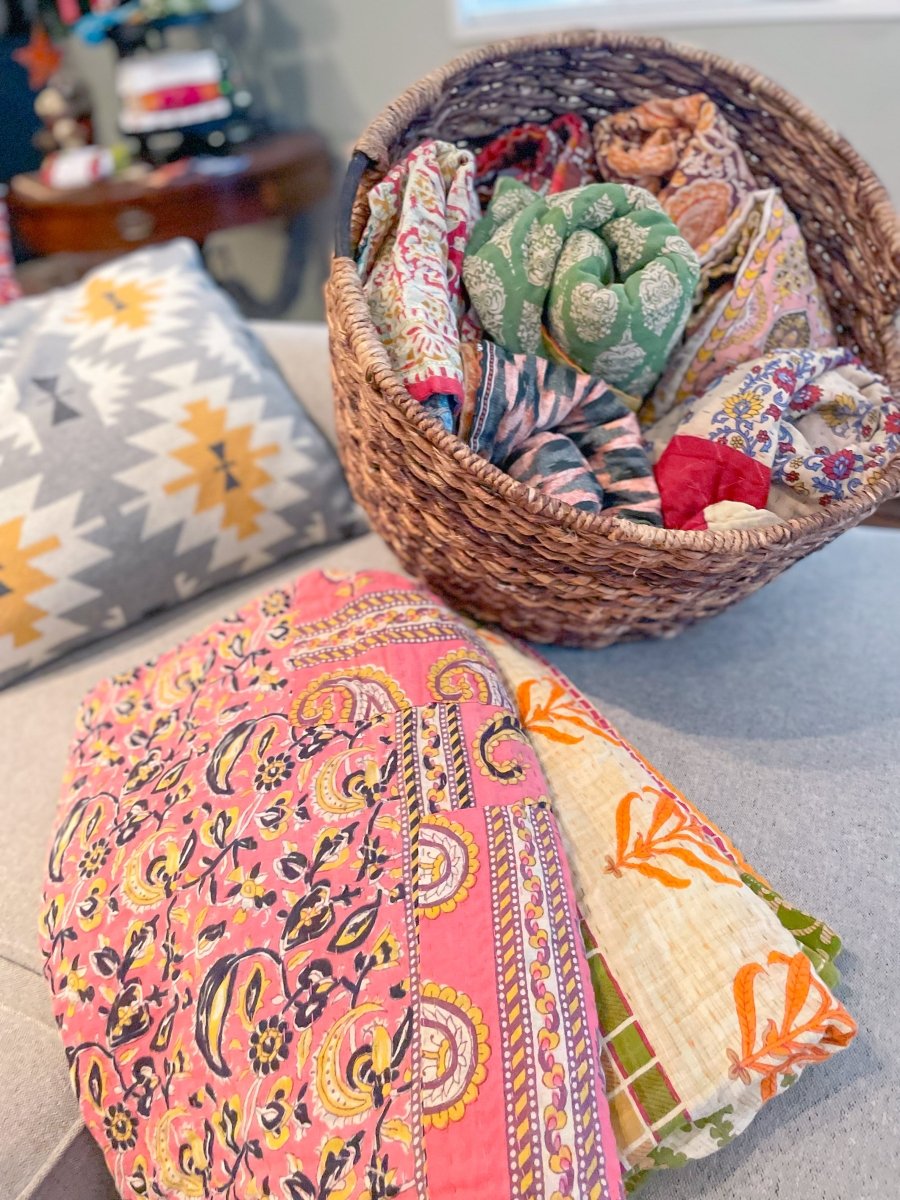 Kantha Throw Blanket | Assorted